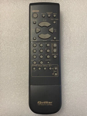 Quasar VSQS1400 VCR Remote Control -TESTED WORKING NEW OLD STOCK- - Image 1 of 3