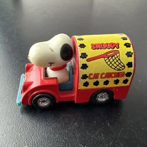 VTG Aviva Peanuts Snoopy Cat Catcher Die Cast Truck. Snoopy: Corp.@1958-1966 - Picture 1 of 9