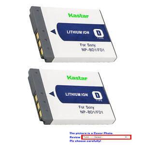 Kastar Replacement Battery for Sony Original NP-BD1 NP-FD1 & OEM BC-CS3 BC-CSD