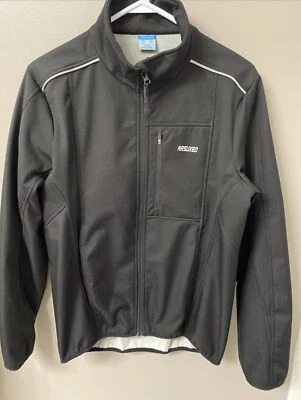 Arsuxeo Thermal Warm Up Cycling Jacket ALL Black Windproof Waterproof Men’s M - Image 1 of 4