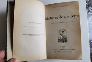 1900 - ERNEST FOISSAC - MAITRESSE DE SON CORPS - PRIMA EDIZIONE - Picture 1 of 9