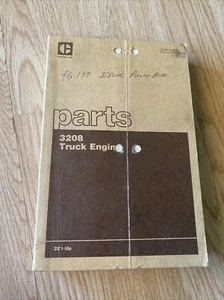 CAT Caterpillar 3208 PARTS MANUAL BOOK CATALOG LIST ENGINE DIESEL TRUCK sn 2Z - Picture 1 of 6