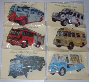 Ambulance Fire Engine Police Car Taxi Key Racks - British Made-various designs - Picture 1 of 12