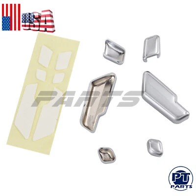 For 2014 Mercedes-Benz GL500 Chrome Door Seat Adjust Button Switch Cover Trim  - Image 1 of 4