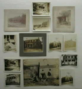 New Alexandria PA Antique Photo Lot (7) - Cook Family Homestead House - Picture 1 of 8