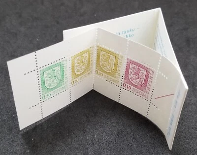 *FREE SHIP Finland Definitives Coat of Arms 1982 Lion (booklet) MNH - Image 1 of 4