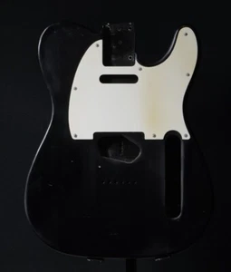 RGH | Esquire 50s Body Black / Schwarz, Pine, Nitro aged / relic + Pickg. - Bild 1 von 6