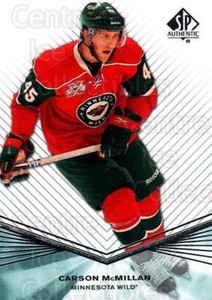 2011-12 Sp Authentic Rookie Extended #41 Carson McMillan