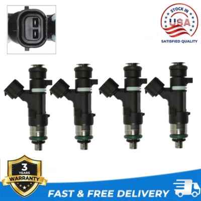 Juego de 4 inyectores de combustible para Nissan 2008-2010 Rogue 2007-13 Altima 2,5 L Exc. California Foto 1 de 4