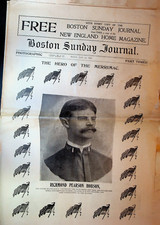 Boston Sunday Journal June 19 1898 Spanish American War Richmond Pearson Hobson