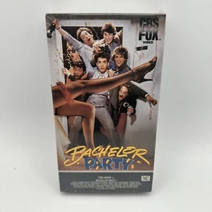Bachelor Party VHS SEALED Tape 1985 CBS Fox Video Tom Hanks Watermark - Picture 1 of 9