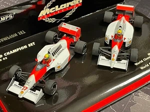 1/43 World Champion Set McLaren Honda 1990 & 1991 Ayrton Senna #7033/7177 - Picture 1 of 11