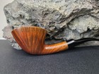 Wø Larsen Straight Grain 4 Teddy Knudsen"ESTATE"Made In Denmark Pfeife Pipe#2338