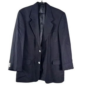 Chaqueta Blazer Hombre Azul Clásica Negocios 100% Lino Belga Talla 40.R - Imagen 1 de 8