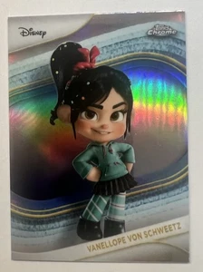 2025 Topps Chrome Disney Vanellope Von Schweetz Refractor - Picture 1 of 2