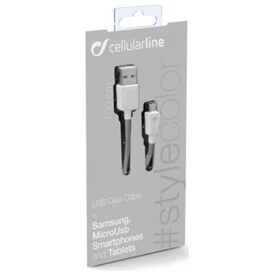 cellularline power cable mirco usb-B USB charge data 100 cm universel style - Photo 1 sur 2