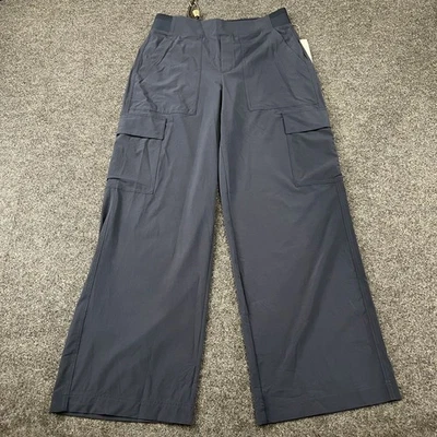 Pantalones cargo de tiro alto ATHLETA Brooklyn Heights para mujer talla 8 azul marino Foto 1 de 4