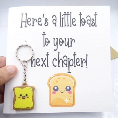 JUST TOYS ONLINE Congratulations Card Toast Your Next Chapter New Job Promotion Exams University