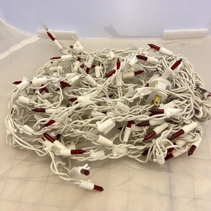 #4028 Red and White mini Icecycle Christmas lights 150 CT - Picture 1 of 3