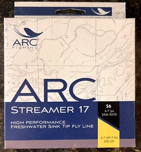 Línea de mosca punta fregadero de agua dulce de alto rendimiento ARC Streamer 17 - Imagen 1 de 2