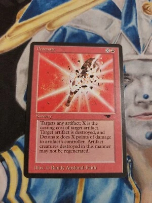 Detonate MTG Antiquities Red Uncommon Sorcery Slightly Played x1 GG5 - Image 1 of 4