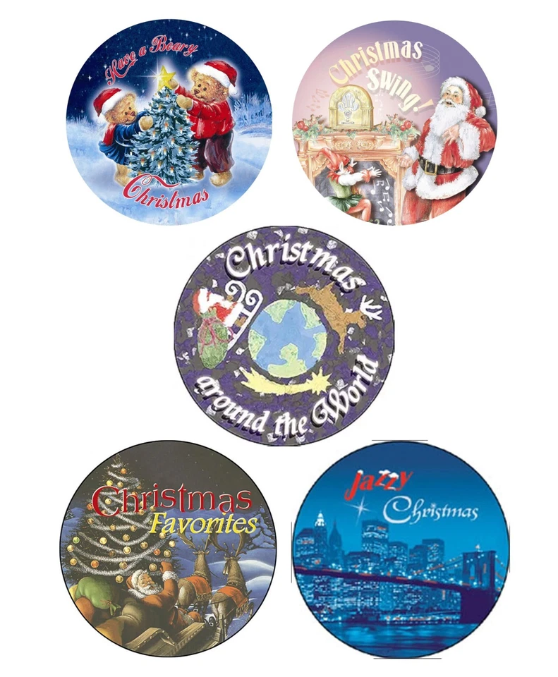 Christmas Music CD Jazzy Swing Favorites Beary Holiday Songs Collection Lot of 5 Foto 1 de 1