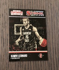 2015-16 Contenders KAWHI LEONARD Old School Colors #17 Clippers NBA Card