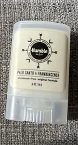 Deodorant Travel Size Vegan Sensitive Palo Santo & Frankincense 0.5 Oz By Humble - Picture 1 of 1