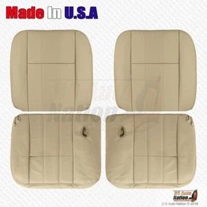 2006 - 2011 For Mercury Grand Marquis Driver Passenger Leather Cover Camel Tan - Picture 1 of 11