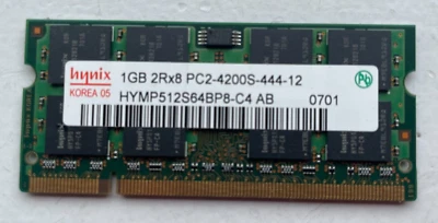  1Gb hynix 2Rx8 PC2 4200S HYMP512S64BP8 - C4 AB usata - Immagine 1 di 2