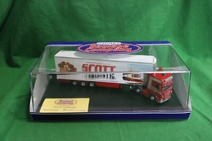 OXFORD DIECAST HAULAGE SCANIA TRUCK FRIDGE TRAILER SCOTT TRAWLERS 1/76 #SCA03FR - Picture 1 of 1