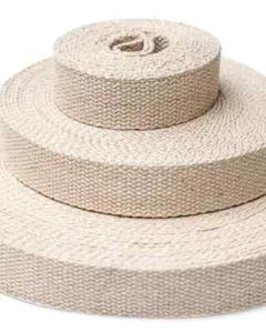 Lona de tela con rollos de tela de tela para correas de cinturón correas macramé tejido de ganchillo - Imagen 1 de 28