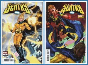 SENTRY #1 & 2 (1:25) VARIANT 2 BOOK SET Thunderbolts Movie Marvel 2024 NM- NM - Picture 1 of 7