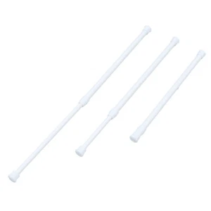 3 Pcs Teleskopstange Spannfenster-Gardinenstange Kurze Duschstange - Bild 1 von 11
