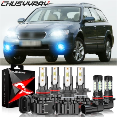 Combo bombillas LED antiniebla faros antiniebla para Subaru Outback 2005 2006 2007 2008 2009 Foto 1 de 4