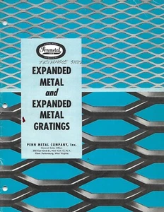 Brochure - Penmetal - Expanded Metal - Gratings - c1950's-60's (A1118) - Picture 1 of 1