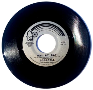 GODSPELL - Day By Day / Bless The Lord - Vinyl 45rpm 1972 Bell 45-210 - Imagen 1 de 4
