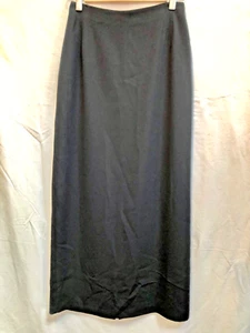 Witchery 90s Skirt Modern Aus 6 8 S Vintage Black Straight Minimal Midi - Picture 1 of 10