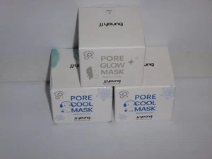 (3) JJ Young  Pore Steam Mask and Pore Clow Mask  - 3 Masks Total - 1/76oz each - Picture 1 of 1