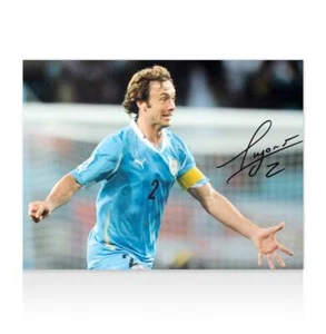Diego Lugano signiertes Uruguay-Fotoautogramm - Bild 1 von 4