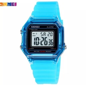 Retro Mens-Women Silicon Digital Classic Sport Wrist Watch Water Proof 5 ATM - Picture 1 of 5