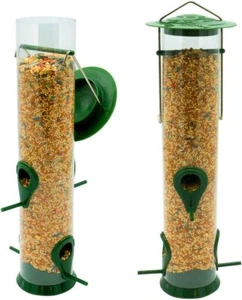 Bird Feeder Classic Durable Tube Hanging Feeders for Native Birds Weatherproof - Picture 1 of 5