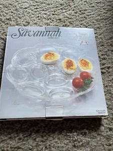 Vintage The Savannah Collection Essentials By Toscany Egg Plate 5800/20 - Picture 1 of 5