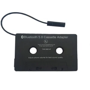 Car Bluetooth 5.0 Cassette Tape Converter Player Hands-free Calling For iPhone - Picture 1 of 5