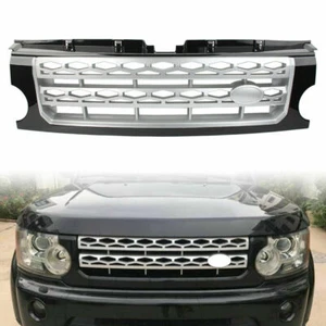 Silver Front Grille Bumper Mesh For Land Rover Discovery LR3 2005-2009 06 Grill - Bild 1 von 7