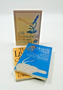 Lewis Thomas The Lives of a Cell & The Medusa and the Snail 1974 BoxSet Slipcase - Picture 1 of 12
