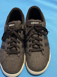 Adidas Daily 2.0 Sneakers Men's 11.5 Gray DB0284 Denim Low Top Lace Up Lifestyle - Picture 1 of 8