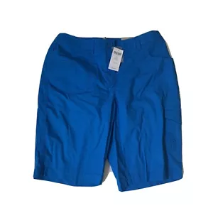 Chico's Größe 0,5 Small neu mit Etikett Damen royalblau elastischer Bund Cargo-Bermudashorts - Bild 1 von 8