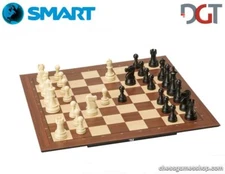 DGT SMART Board WI + Plastic weighted chess pieces - Electronic CHESS set - WI