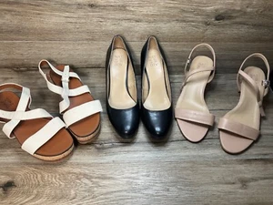 3 neue Damen 11 Naturalizer Plateau Sandalen, Berlin Dress Pump, Bristol Sandale - Bild 1 von 11